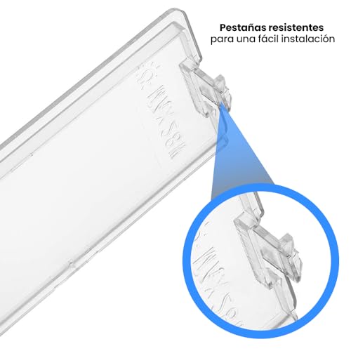 Anakel Home Ersatz-Lichtdiffusor für Dunstabzugshaube KE0001537, kompatibel mit Fagor Edesa und Aspes I Dunstabzugshauben Deflektor | 15,5 x 5 cm