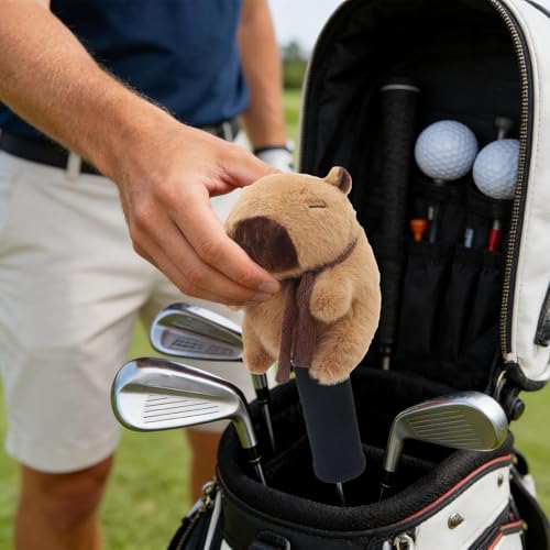 Housses de tête de golf rembourrées anti-choc pour protéger vos précieux drivers 3 et 5 en peluche - 5