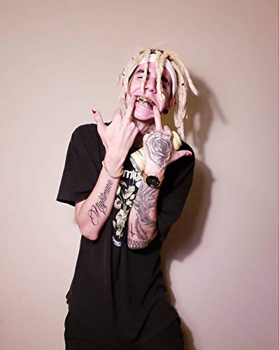 JINAO Grillz Gold Grills for Your Teeth Fake Teeth 18K Gold Plated Iced out 8 Top Teeth 8 Bottom Tooth Grillz for Men Women Hip Hop Rapper Costume4