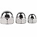 3PCS M14 Acorn Hex Cap 304 Stainless Steel 18-8 Nuts Metric Dome Head Nuts