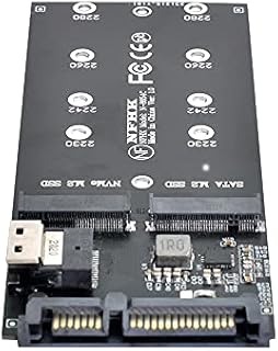 NFHK SFF-8654 to U2 Kit NGFF M-Key to Slimline SAS NVME PCIe SSD SATA Adapter for Mainboard