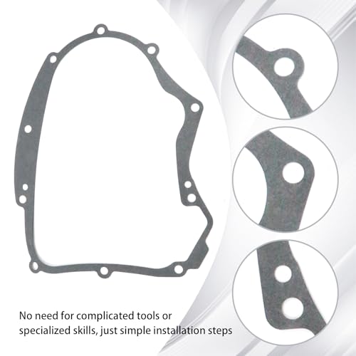 Image of 594195 Crankcase Gasket with Bolts Kit, Replacement for BS 591911 697227 690945 273488 Small Gasoline Engine