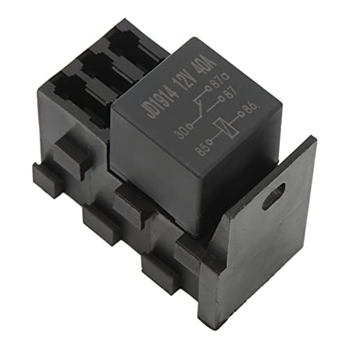 ciciglow Kit de relé de relé de Seguridad con 3 Fusibles y 11 Terminales Reemplazo de Material ABS para Descuentos que Son Adecuados para Vehículos