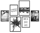  POSTORO Modern Living - Juego de pósteres, Hakuna Matata, Poster 2 x DIN A3 + 4 x DIN A4