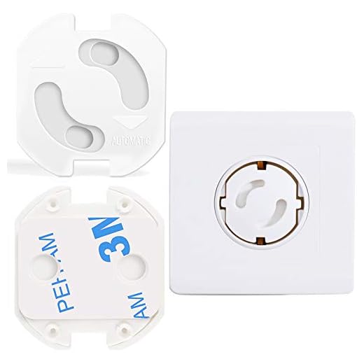 Protector para Enchufes 30 Pcs, Opret Tapa Enchufes para Bebé y Niños, Enchufe de Seguridad con Resistente Adhesivo y Mecanismo de Giro