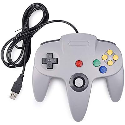 miadore 4 Pack USB N64 Controller, Classic N64 Controller Wired 64 Gamepad Controller Joystick for PC MAC Raspberry pi 4 [Windows]...