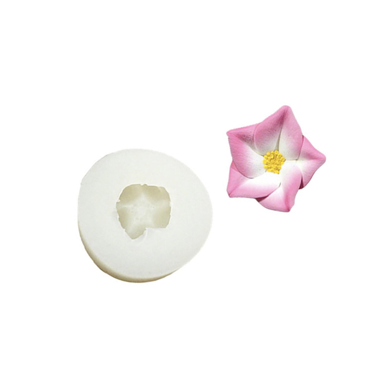 COOLHOOD Gardenias Silicone Bougie Mold, for Valentines, Soap, Chocolate Making Food Grade Silicone Bougie Mold Wedding Anniversary