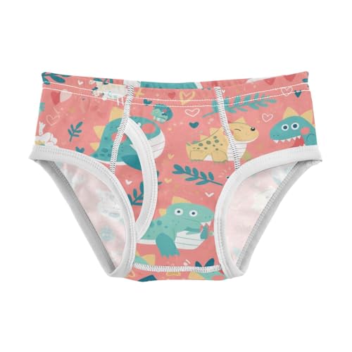 KLL Cute Cartoon Alligator Crocodile Palm Cute Boys Toddler Soft Briefs Underwear Breathable Children Panties