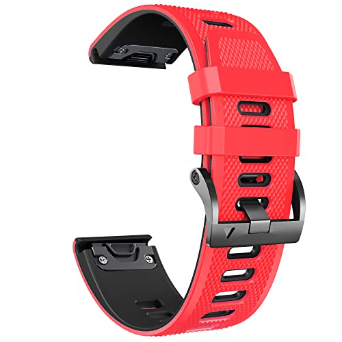 Bracelet Garmin Fenix 5 et 6 Galaone 22mm motif diamant en agate pour montre connectée