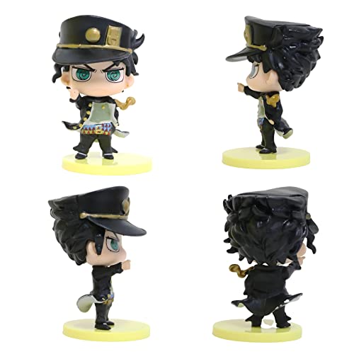 Toysclubus 7 Pieces Of Cute Version Jojo Bizarre Adventure Figure Jonathan Joestar Dio Brando Erina Joestar Caesar Anthonio Zeppeli Pvc Action Figure Set #TOP2