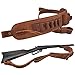 WAYNE'S DOG Lefty-Hand Hunter Leather Rifle Buttstock Cover with Gun Sling for .308 .30-06 .45-70MAG .44MAG