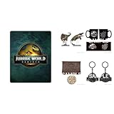 【Amazon.co.jp限定】ジュラシック・ワールド／復活の大地　スチールブック仕様　４Ｋ ＵＨＤ＋ブルーレイセット　オリジナルアクリルスタンド2体セット&マグカップ&ポーチ&メタルキーホルダー付きコレクション(ビジュアルシート3枚+ポストカード3枚セット付) [Blu-ray]