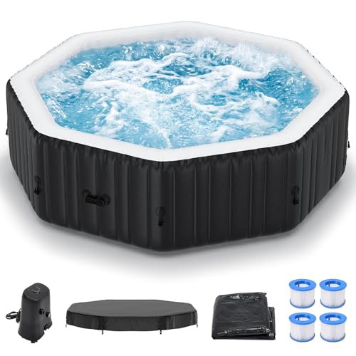 NAIZEA 75-Inch Inflatable Hot Tub