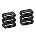 Fastener Ring for Garmin Vivosport/Vivosmart 5/Vivoactive 4s 3s/Venu 2s 3s/Forerunner 255s 265s Band Keeper, Soft Silicone Watch Band Keeper (6pack)