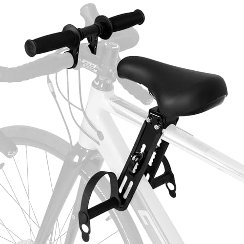 LYPPUL Siege Velo Enfant Avant, Siège de Vélo Monté à l'avant pour Avant Enfants, Portable et Amovible Siège de vélo avec Guidon Porte Bebe Velo Avant pour Enfants...