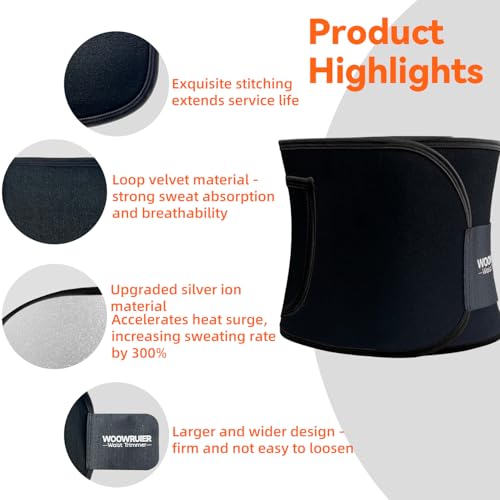 Waist Trainer for Women & Men, Sweat Band for Stomach Weight Loss, Sweat Belt for Women Lower Belly Fat2