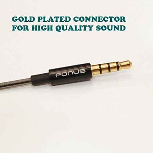 Wired Earphones Hi-Fi Sound Headphones Handsfree Mic for Galaxy Tab S6 Lite 10.4 - Headset Metal Earbuds in-Ear Earpieces Microphone Compatible with Samsung Galaxy Tab S6 Lite 10.4