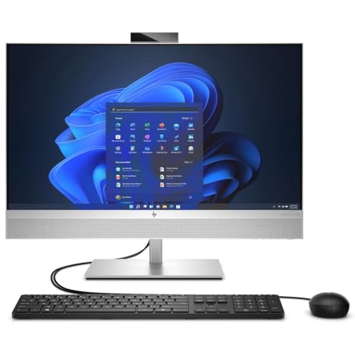 Image of HP EliteOne 870 G9 27 inch All-in-One Desktop PC - Intel Core i7-12700, 8GB DDR5 RAM, 512GB PCIe NVMe SSD, Intel UHD 770 Graphics, Full HD Display, Windows 11 Pro
