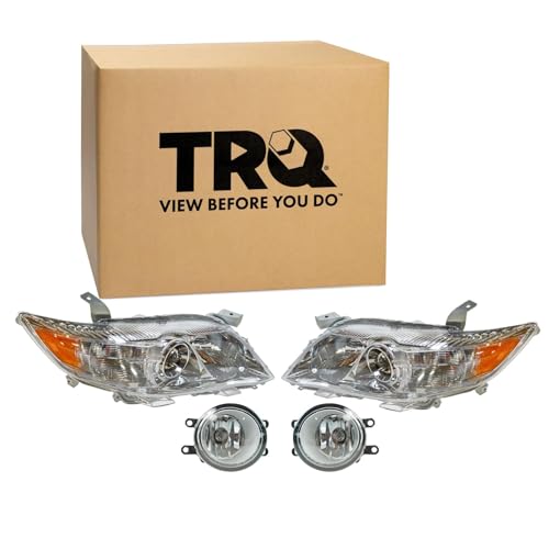 TRQ Lighting Kit SC2592100 SC2593100 TO2502191 TO2503191 Compatible with 2010-2011 Toyota Camry