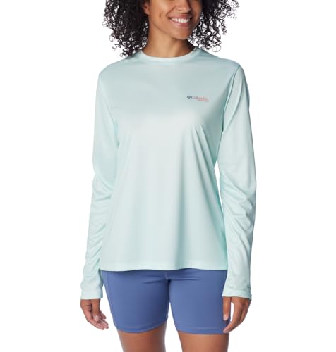 Columbia Tidal Tee PFG Fish Flag Manches Longues T-Shirt Femme Mer