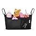 Top universel pour poussette par snhny ; Les meilleurs accessoires pour poussette, Sac à Langer bébé pour poussette universel avec sac accessary. (Noir Simple)