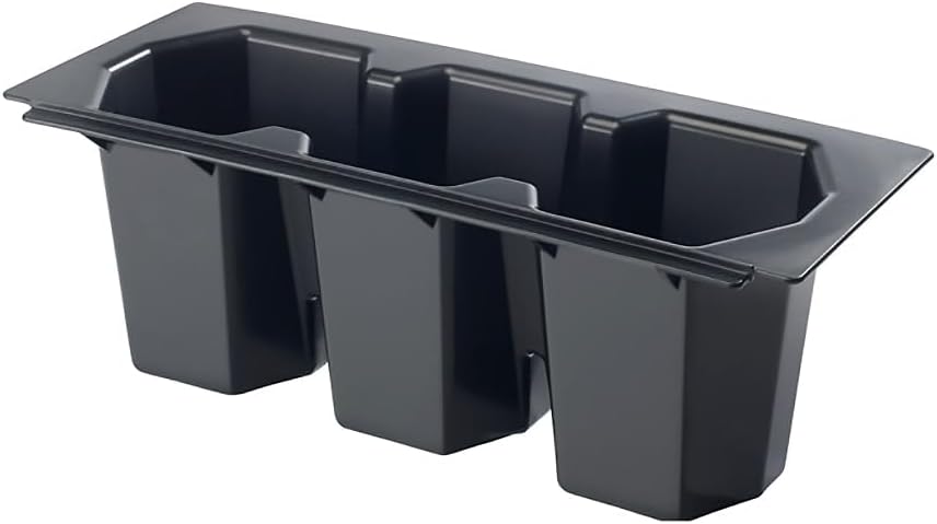 Krowne 30-500 Three Compartment Bottle Wells for Ice Bins