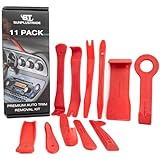 SunplusTrade 11 PCS Nylon Auto Trim Removal Tool Kit, No-Scratch Pry Tool Kit for Car Interior Door Clip Plastic Panel & Audio Dashboard Removal
