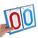 POPETPOP Portable Table Top Scoreboard Flipper Durable Score Keeper for Basketball Football Tennis and More Easy to Use Score Display for Tracking