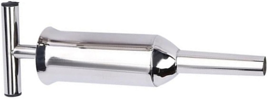 PRETYZOOM Meat Filler Machine Stainless Steel Sausage Stuffer Tool Tube Kit for Beef Pork Turkey