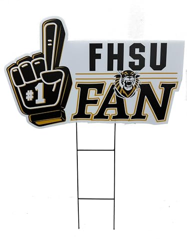 Proformance Home NCAA Fort Hays State Tigers #1 Fan Yard Sign