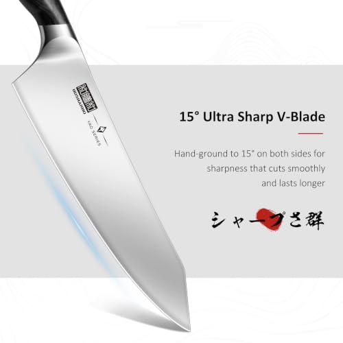 Image of HOSHANHO 3-Piece Knife Set, Ultra Sharp Japanese Kitchen Chef Knife Set