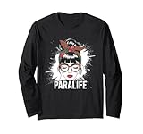 Photo Gallery bleached messy bun para life paraprofessional teacher maglia a manica Photo Gallery bleached messy bun para life paraprofessional teacher maglia a manica