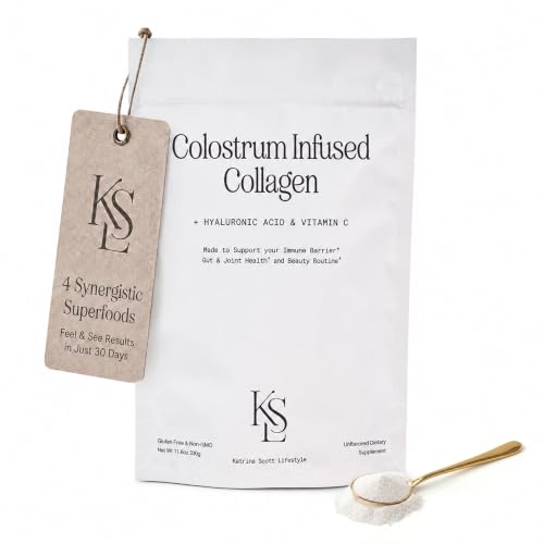 Studio KSL Colostrum Collagen Peptides Powder, Unflavored, 30 Servings