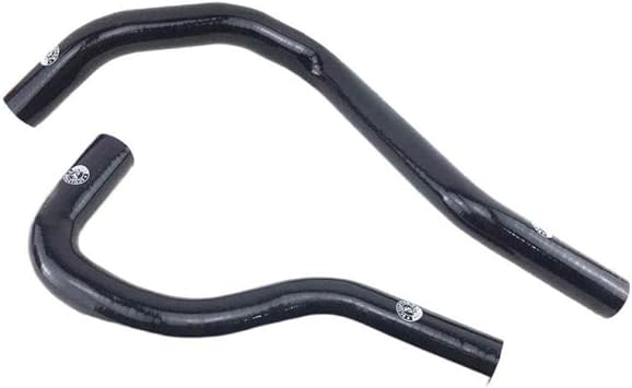 Radiator Hose 2pcs Compatible With CRX 88 91 ED7 ED9 D16A9K8-60 BLACK