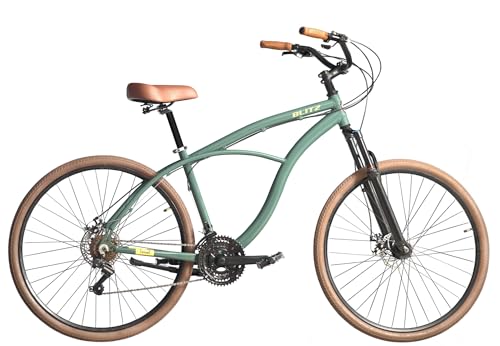 Bicicleta BLITZ Aro 29 Terral Beach Cruiser Alumínio Cambio SH 21v Freio á Disco