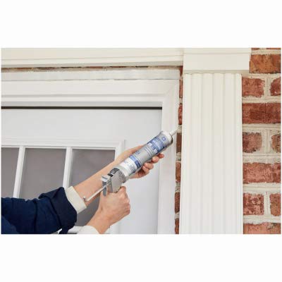 Ge Silicone Ge012 10.1 Oz Clear Window & Door Silicone Rubber Caulk (2 Pack) #TOP4