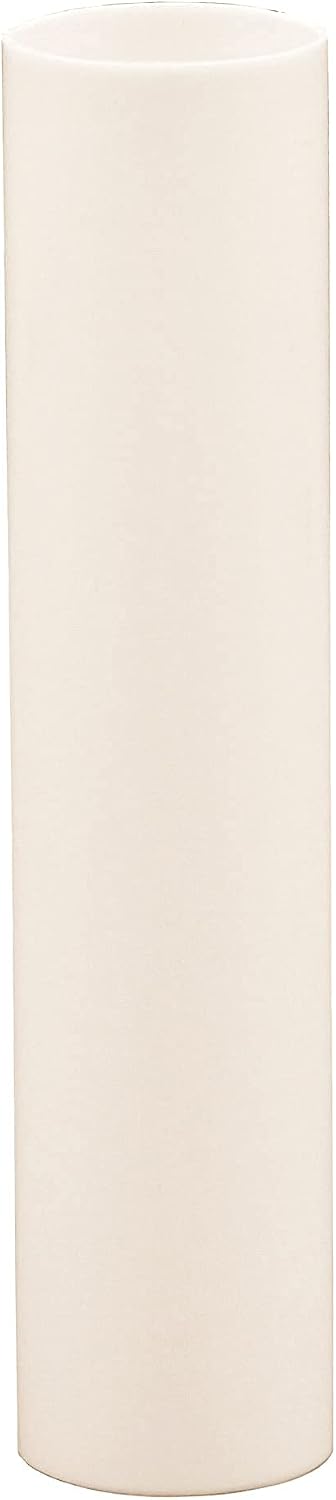 Creative Hobbies 4 Inch Tall Cream Plastic Candle Cover Sleeves Chandelier Socket Covers - Pack of 6 - Slip Over E12 Candelabra Base Sockets