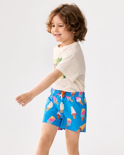 Image of maamgic Boys Swim Trunks with Compression Liner Quick Dry Swim Shorts Anti-Chafe Boy Bathing Suit