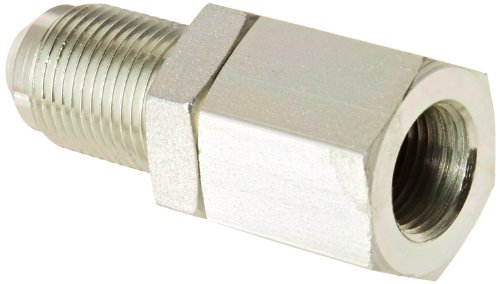 Eaton Aeroquip 2239-6-8S Female Bulkhead Connector, JIC 37 Degree & NPT End Types, Carbon Steel, 1/2 JIC(m) x 3/8 NPT(f) End Size, 1/2