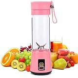 Portable Juicer Blender, Household Fruit Mixer,USB Rechargeable Personal-size Blender Used at Home...