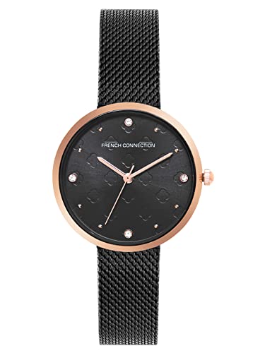 French Connection Analog Black Dial Womens Watch-FCN00040B (B0BN64VDKB) Amazon Price History, Amazon Price Tracker