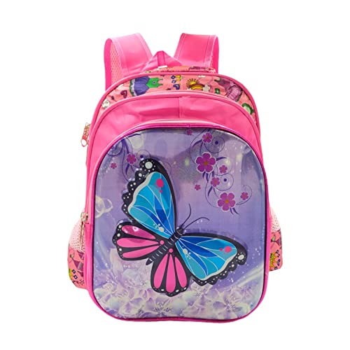Mochila Escolar Infantil Feminina Borboleta WL-C143