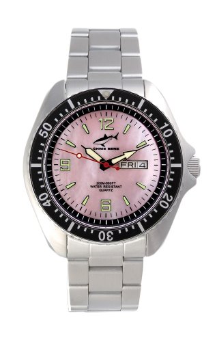 Montre Plongée Chris Benz One Man 200m Pink Boîtier Homme Haute Résistance