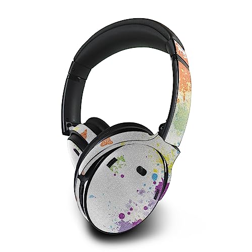 Image of MightySkins Glossy Glitter Skin Compatible with Bose QuietComfort 45 Headphones Splash of Color | Protective, Durable High-Gloss Glitter Finish | Easy to Apply | Made in The USA