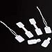 Canomo 500 Pieces Blank Jewelry Price Tags Stickers and 500 Pieces String Jewelry Price Label for Jewelry Display, Rectangle Shape, White