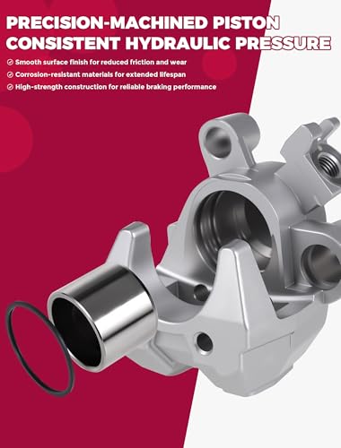 Image of Front Left Right Brake Caliper for Suzuki Eiger 400 500 Quadsport 250 400 LTZ250 LTZ400 Vinson 500 Ozark 250 LT-F250 LT-F400 LT-A400 LT-A500 Arctic Cat DVX400 2004-2008