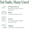 Dr. Bronner's Sal Suds Biodegradable Cleaner (Fir & Spruce, 1 Gallon) All-Purpose Pine Mop Soap & Detergent for Floors, Multi-Purpose Household Formula, Dish Degreaser & Laundry Use