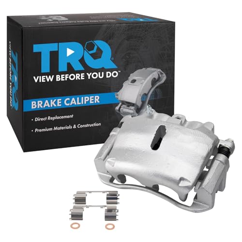 Image of TRQ Front Right Brake Caliper w /Bracket Passenger Side