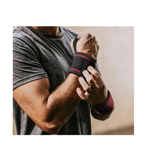 Muñequeras extra fuertes con vendaje elástico ajustable para entrenamientos 7