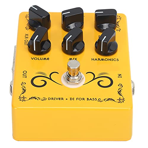 Pédales de guitare, pédale d’effet de distorsion de guitare réglable pour guitare et basse pour musicien - Les Beatles, Paul McCartney, John Lennon, RIngo Starr, George Harrison Pédales de guitare, pédale d'effet de distorsion de guitare réglable pour guitare et basse pour musicien